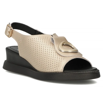 Leather sandals Filippo DS6873/25 GO gold