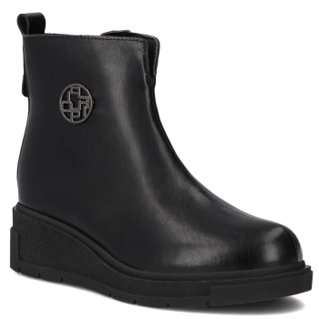 Leather ankle boots Filippo DBT7144/25 BK black