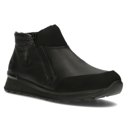 Rieker leather sneakers N1452-00 black