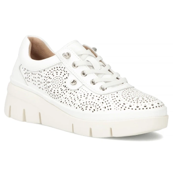 Leather sneakers Filippo DP7550/26 WH white
