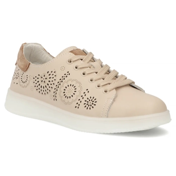 Leather shoes Filippo DP7681/26 BE beige