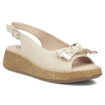 Leather sandals Filippo DS7582/26 BE beige