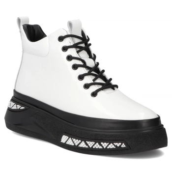 Leather ankle boots Filippo DBT7276/25 WH white