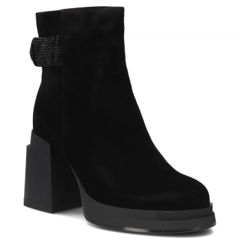 Leather ankle boots Filippo DBT7228/25 BK black