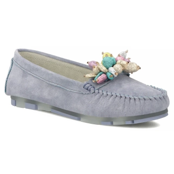Leather loafers Filippo DP7809/26 BL blue
