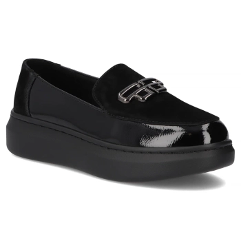 Leather shoes Filippo DP7216/25 BK black