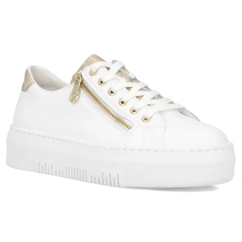 Leather sneakers Rieker M1921-80 white