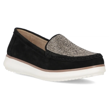 Leather loafers Filippo DP6759/25 BK black