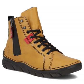 Ankle boots Rieker 55024-68 yellow