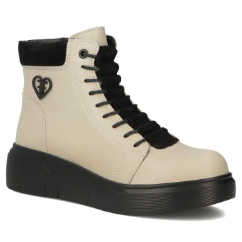 Leather ankle boots Filippo DBT7128/25 BE beige