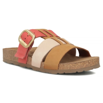 Leather flip-flops Yokono JERBA-137 NOBUCK MULT FU multicolor