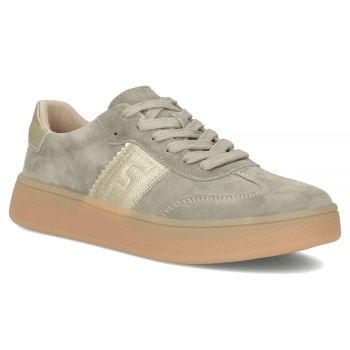Leather sneakers Filippo DP7543/26 KH khaki