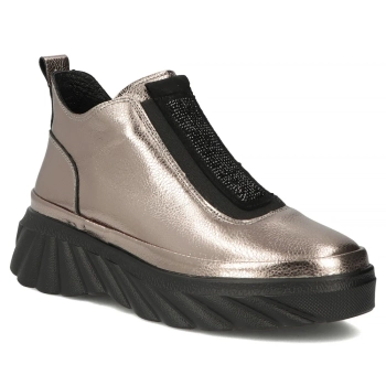 Leather ankle boots Filippo DBT7426/25 GN gun metal