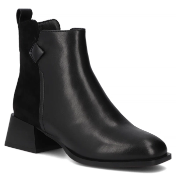 Leather ankle boots Filippo DBT7360/25 BK black