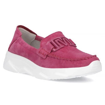 Leather shoes Filippo DP6763/25 FH pink