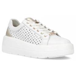 Leather sneakers Filippo DP6866/25 WH white