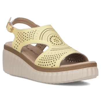 Leather sandals Filippo DS6819/25 YL yellow