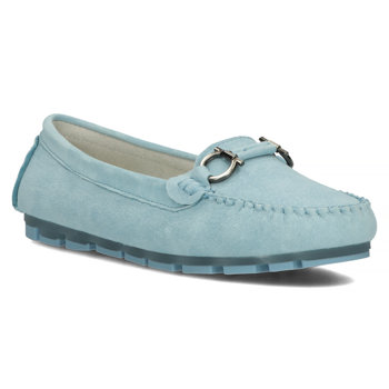 Leather loafers Filippo DP3613/22 BL blue