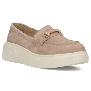 Leather shoes Filippo DP6809/25 BE beige