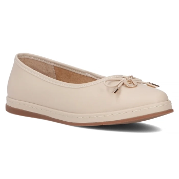 Leather ballerinas Filippo DP6856/25 BE beige