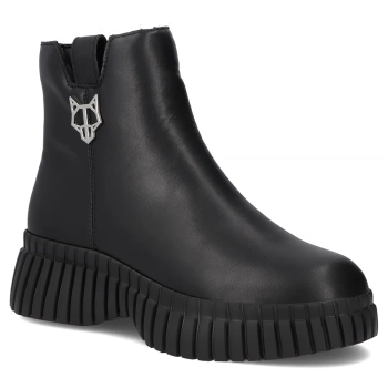 Leather ankle boots Filippo DBT7274/25 BK black