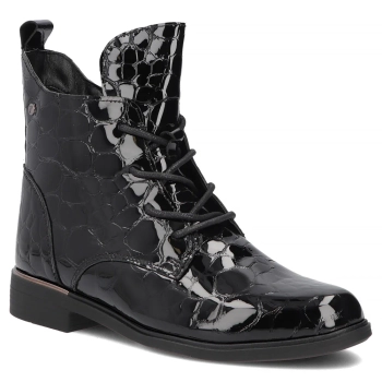 Leather ankle boots Filippo DBT8283/26 BK black