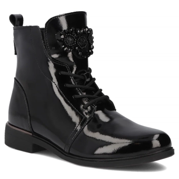 Leather ankle boots Filippo DBT6476/25 BK black