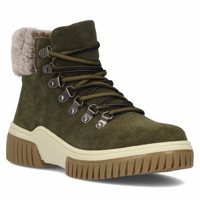 Leather ankle boots DBT6489/24 KH khaki