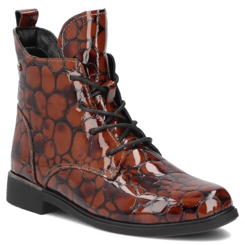 Leather ankle boots Filippo DBT8283/26 BR brown