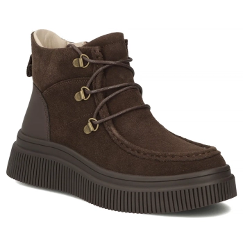 Leather ankle boots Filippo DBT7299/25 BR brown