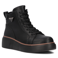 Leather ankle boots Filippo DBT6452/26 BK black
