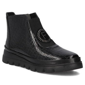 Leather ankle boots Filippo DBT7169/25 BK black