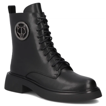 Leather ankle boots Filippo DBT6408/25 BK black