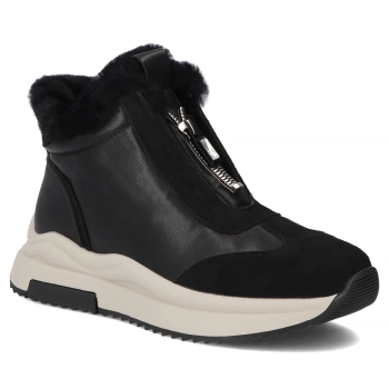 Leather ankle boots Filippo DBT7177/25 BK black