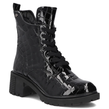 Leather ankle boots Filippo DBT7971/26 BK black