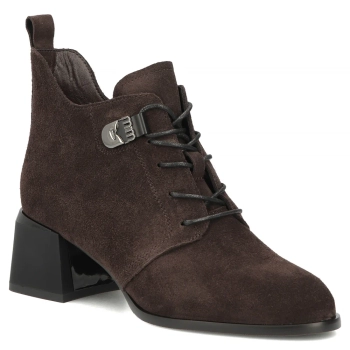 Leather ankle boots Filippo DBT8130/26 BR SU brown