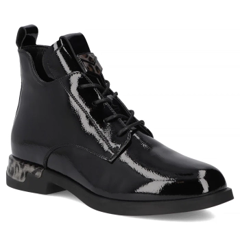 Leather ankle boots Filippo DBT7229/25 BK black