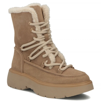 Leather ankle boots Filippo DBT8314/26 BE beige
