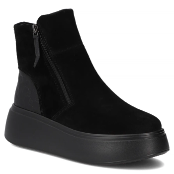 Leather ankle boots Filippo DBT7300/25 BK black