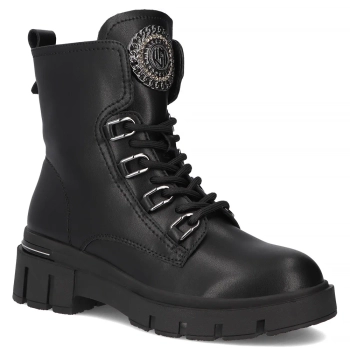 Leather ankle boots Filippo DBT6521/25 BK black