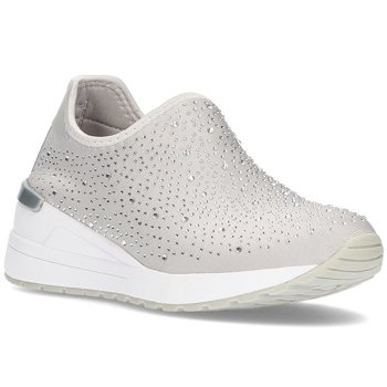 Leather sneakers Filippo DP2001/21 GR gray