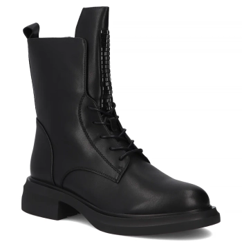 Leather ankle boots Filippo DBT7241/25 BK black