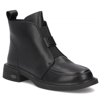 Leather ankle boots Filippo DBT8239/26 BK black