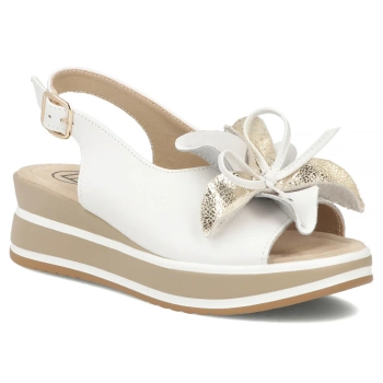 Leather sandals Filippo DS7045/26 WH white