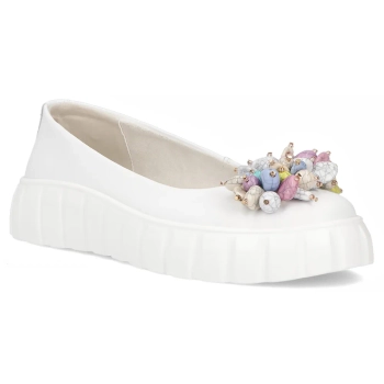 Leather shoes Filippo DP6996/26 WH white