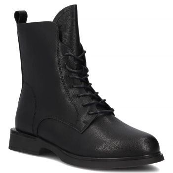 Leather ankle boots Filippo DBT7222/25 BK black