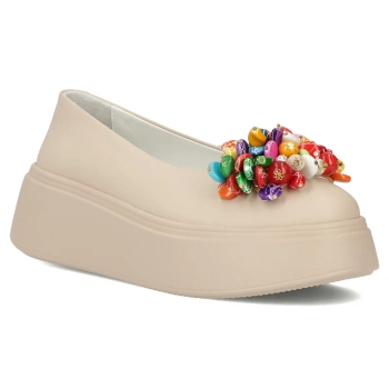 Leather shoes Filippo DP6836/25 BE beige