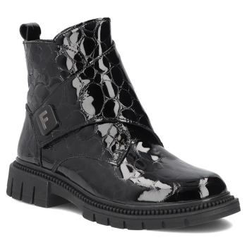 Leather ankle boots Filippo DBT7991/26 BK black