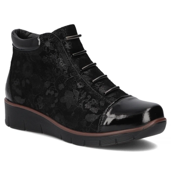 Leather ankle boots Filippo DBT3179/26 BK FL black