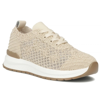 Leather sneakers Filippo DP7615/26 BE beige